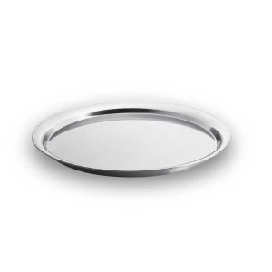 BANDEJA GARCON REDONDA ACO INOX 40CM MADA