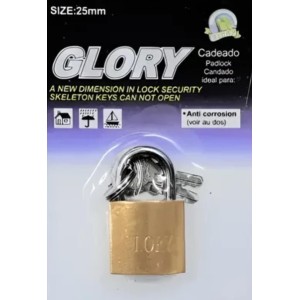 CADEADO 25 MM DOURADO (CTLA) FREN