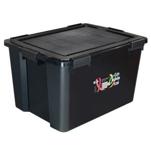 CONTAINER ORGANIZADOR 6 TRAVAS 80L 25968PI