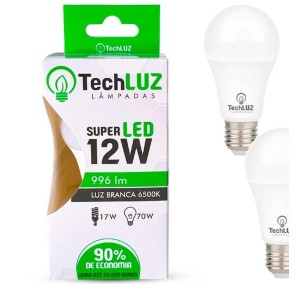 LAMPADA LED BULBO 12W 6.500K BIV E27