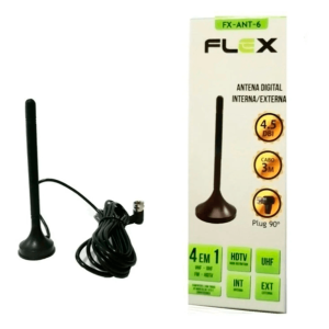 ANTENA P/ TV DIGITAL ANT-6 ( 3 METROS ) FLEXGOLD