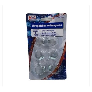 ABRACADEIRA METAL 6 PCS YA-2650 RLW