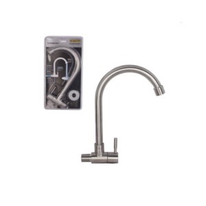 TORNEIRA INOX ESCOVADA P/COZINHA PAREDE AR0786 STARTOOLS