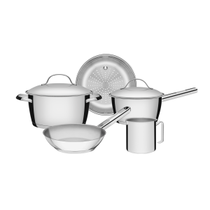 JOGO PANELA INOX 5 PCS ALLEGRA 65660/280 TRAM