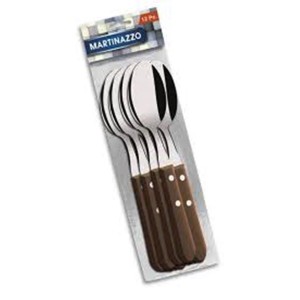 COLHER 12PC CABO MADEIRA 31220 MARTINAZZO