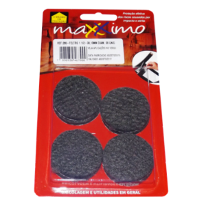 PROTETOR PE CADEIRA 38,1 MM RED. 090 C/8PCS  MAXXIMO