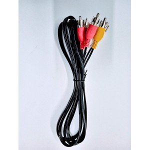 CABO AUDIO E VIDEO 3 PONTAS REF.800 UNI-ART