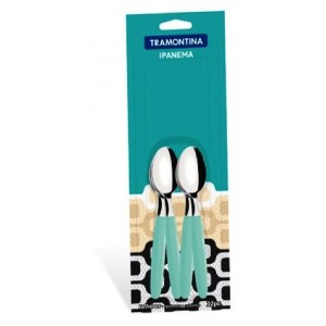 COLHER IPANEMA CHA 23367/020 VERDE C/12 TRAMONTINA