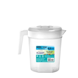 JARRA 4L TRANSPARENTE C/ TAMPA 0320 PLASMONT