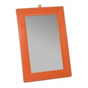 ESPELHO LARANJA 16 MOLDURA PLASTICA
