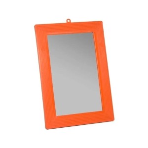 ESPELHO LARANJA 20 MOLDURA PLASTICA
