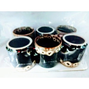 CONJUNTO CAFE CANEQUINHA 6PCS 66/6 HR PORCELANAS