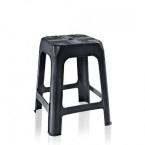 BANQUETA PLASTICA PRETA ARQPLAST