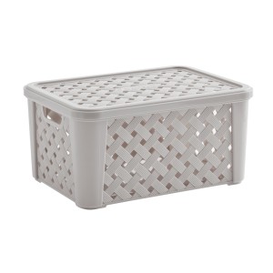 CESTA ORG.RATTAN C/TAMPA 711 51X35X21CM PARAMOUNT