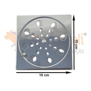 GRELHA 10CM QUAD.INOX TECNOTRAVA