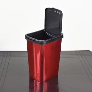 LIXEIRA 9 LTS VERMELHA 25461