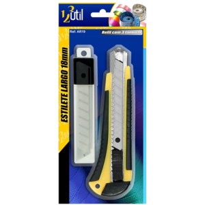 ESTILETE LARGO EMB 18 CM + 3 LAMINAS