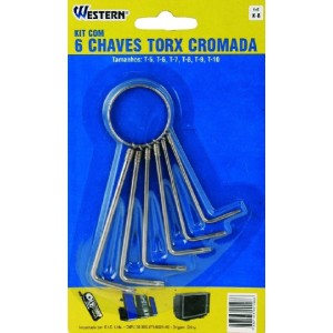 CHAVE TORX 06 PC K-8 WESTERN