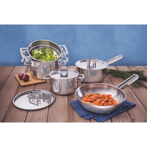 JOGO PANELA 5PCS BRAVA ACO INOX (imagem ilustrativa)