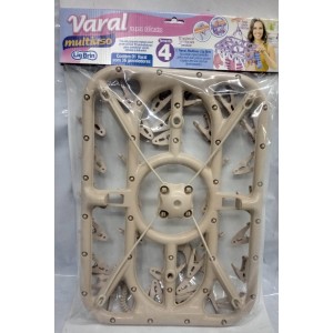 VARAL C/36 PRENDEDORES RETANG 0587 TAM. 4