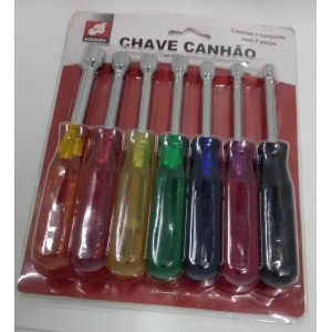 CHAVE CANHAO C/ 07 PCS BAR-585034 ARCELONA