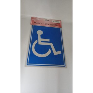 PLACA DEFICIENTE FISICO (SIMBOLO) PACIFIC