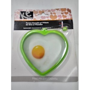 FORMA CORACAO P/ FRITURA DE OVO 6072 SILICONE