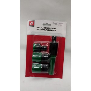 ESGUICHO C/ 3 ADAPTADOR MANGUEIRA BAR-54137-4