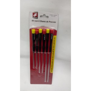 CHAVE PRECISAO LONGA 6PCS BAR-70388-21