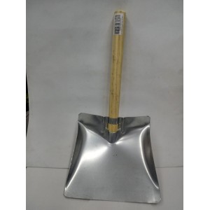 PA LIXO METAL CABO CURTO 25 CM ZINCADA