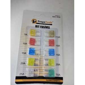 FUSIVEIS PARA CARRO 10 PCS TRY-9558