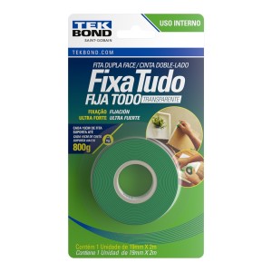 FITA ACR DUPLA FACE INT 19MMX2M BLISTER TEKBOND
