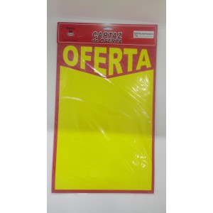 CARTAZ OFERTA 20X30 C/ SOLAPA PACIFIC