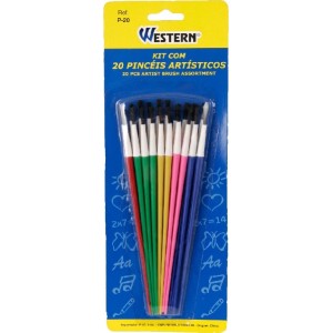 PINCEL ARTISTICO 20 PC P20 WESTERN