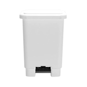 LIXEIRA 100 LTS C/PEDAL LX100LB BRANCA DMT