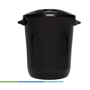 LIXEIRA 10 LTS S/ PEDAL PRETA JAGUAR