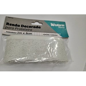 RENDA PRATELEIRA 2MX5CM TAP24 WESTERN