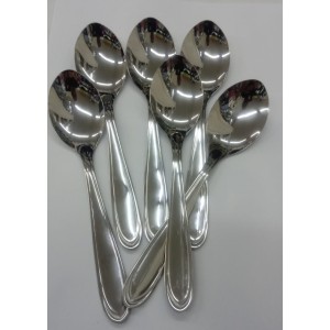 COLHER MESA INOX 19CM C/6 PCS 0438 DX