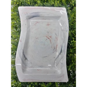 BANDEJA RETANGULAR 0554 42,5CMX27,5CMX3,3CM INJETEMP