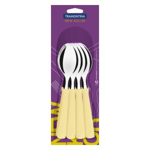 COLHER MESA 12PCS NEW KOLOR 23163/930 TRAMONTINA