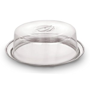 QUEIJEIRA INOX C/TAMPA ACRILICA 6876 KEHOME