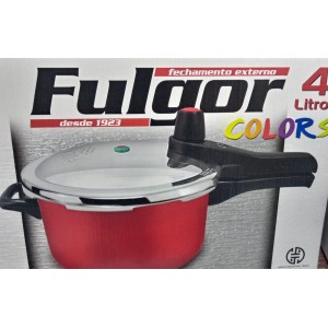 PANELA PRESSAO FULGOR 04 LTS VERMELHA