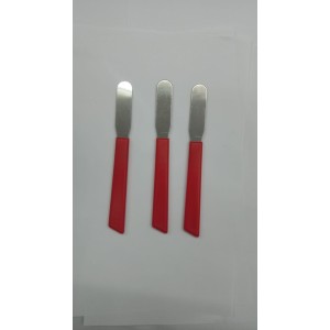 ESPATULA PATE 3 PCS VERM 65300/8 MARTINAZZO