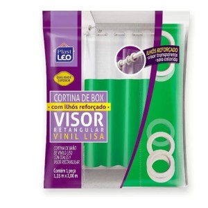 CORTINA BOX REFORCADA VINIL LISA 621-S1 PLAST-LEO