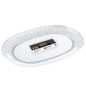 BANDEJA OVAL TRANCA ACRILICA 34 CM K11 KEITA