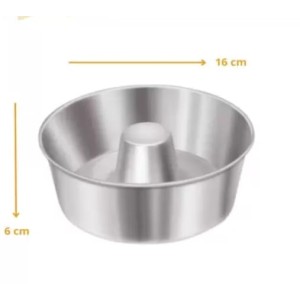 FORMA TUBO 16 CM ALUM POLIDA AYRFRIER 903516 FORTALEZA