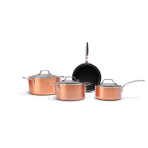 JOGO PANELA 4 PCS COBRE INDUCAO 4794/900 BRINOX