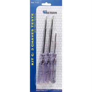 CHAVE TESTE 03 PC T-03 WESTERN