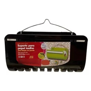 PORTA PAPEL TOALHA CR CL PRETO 314-7 NIQUELPLAST