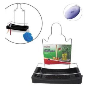PORTA SHAMPOO CR CL PRETO 348-7 NIQUELPLAST